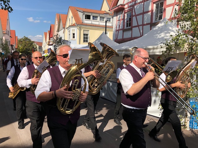 Musiker auf dem 40. Gerlinger Straßenfest 2019