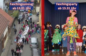 Kinderfasching 2024 in der Kreuzbachhalle SV Iptingen und Froher Faschingsclub Gerlingen