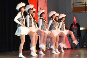 Gardetanzauftritt befreundeter Karnevalsvereine auf der Gerlinger Inthronisation 2024