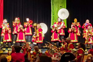 Guggnmusik Auftakt auf der Gerlinger Inthronisation 2024