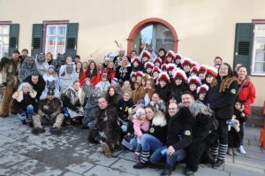 Gruppenbild bei der Maskentaufe 2025 vom FFC Gerlingen