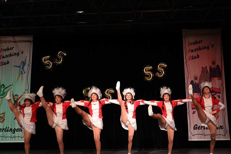 Elferratsgarde Froher Faschingsclub Gerlingen Tanzgardetanzgruppe ab 15 Jahren